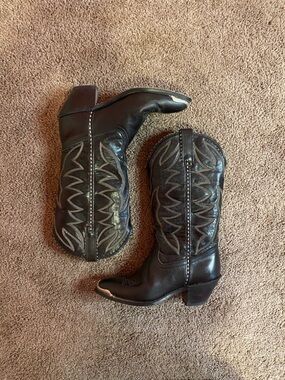 vintage Rodeo Drive cowboy boots Black US 6